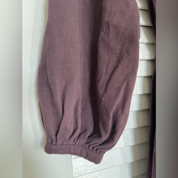 NWT Beaumont Organic Plum 100% Organic Cotton Knit Dress, XS - Picture 8 of 9